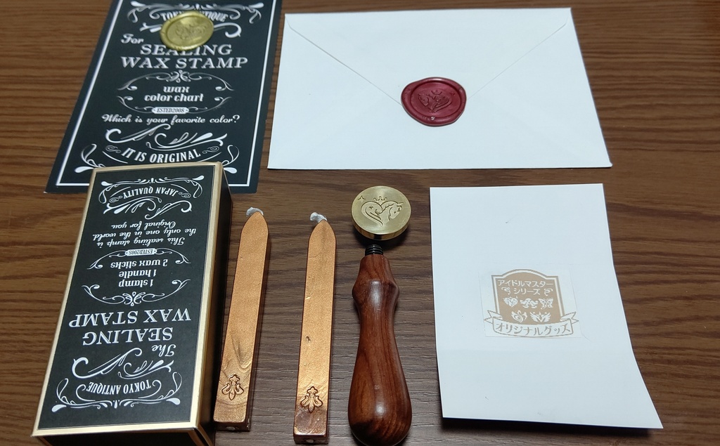 シーリングスタンプ(封蝋) アイドルマスターシンデレラガールズペガサスマーク