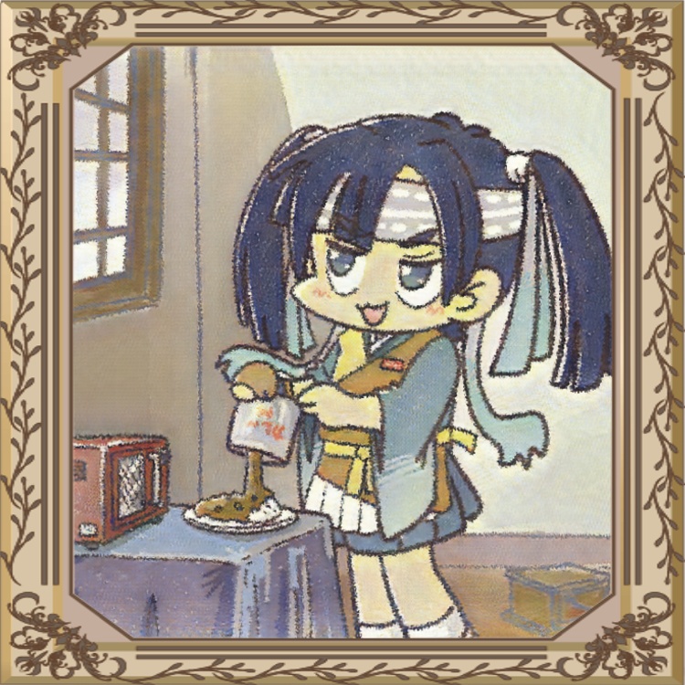 カレーを注ぐ蒼龍