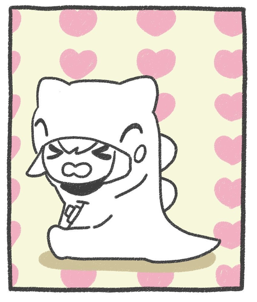 承認欲求の怪獣 白抜き