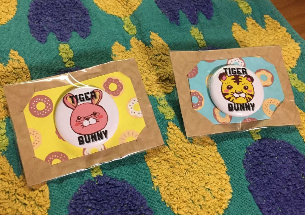 うさとら缶バッチセット