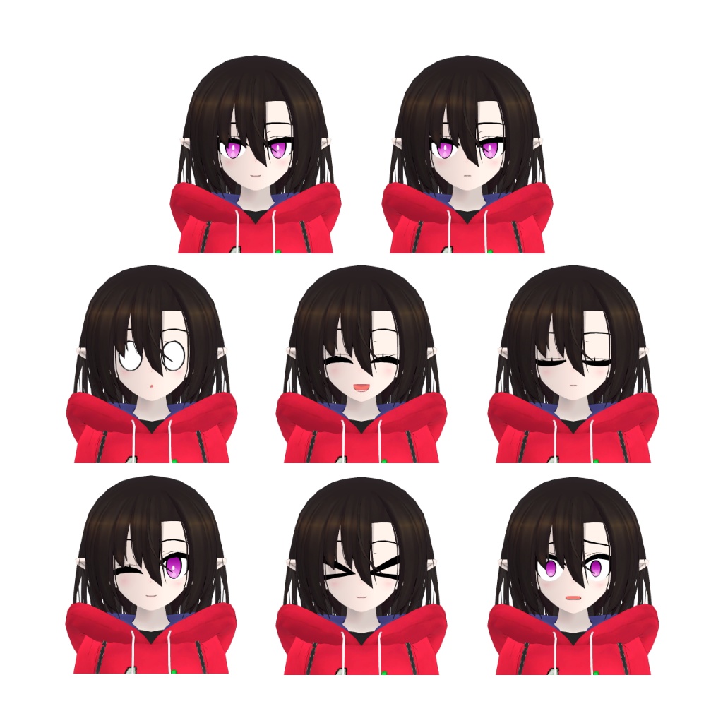 3Dモデル「ドッペルちゃん」