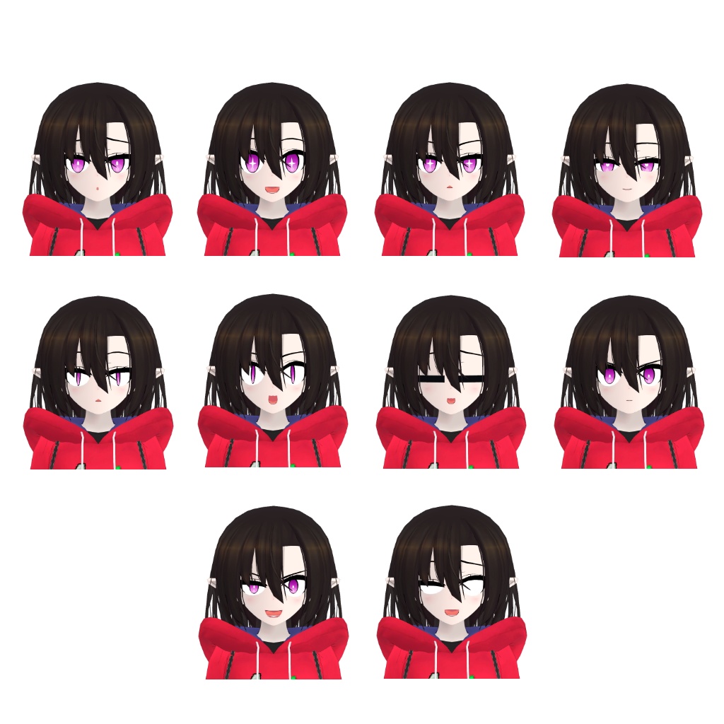 3Dモデル「ドッペルちゃん」