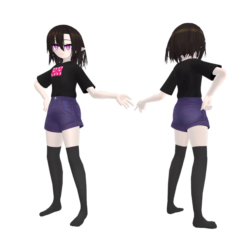 3Dモデル「ドッペルちゃん」