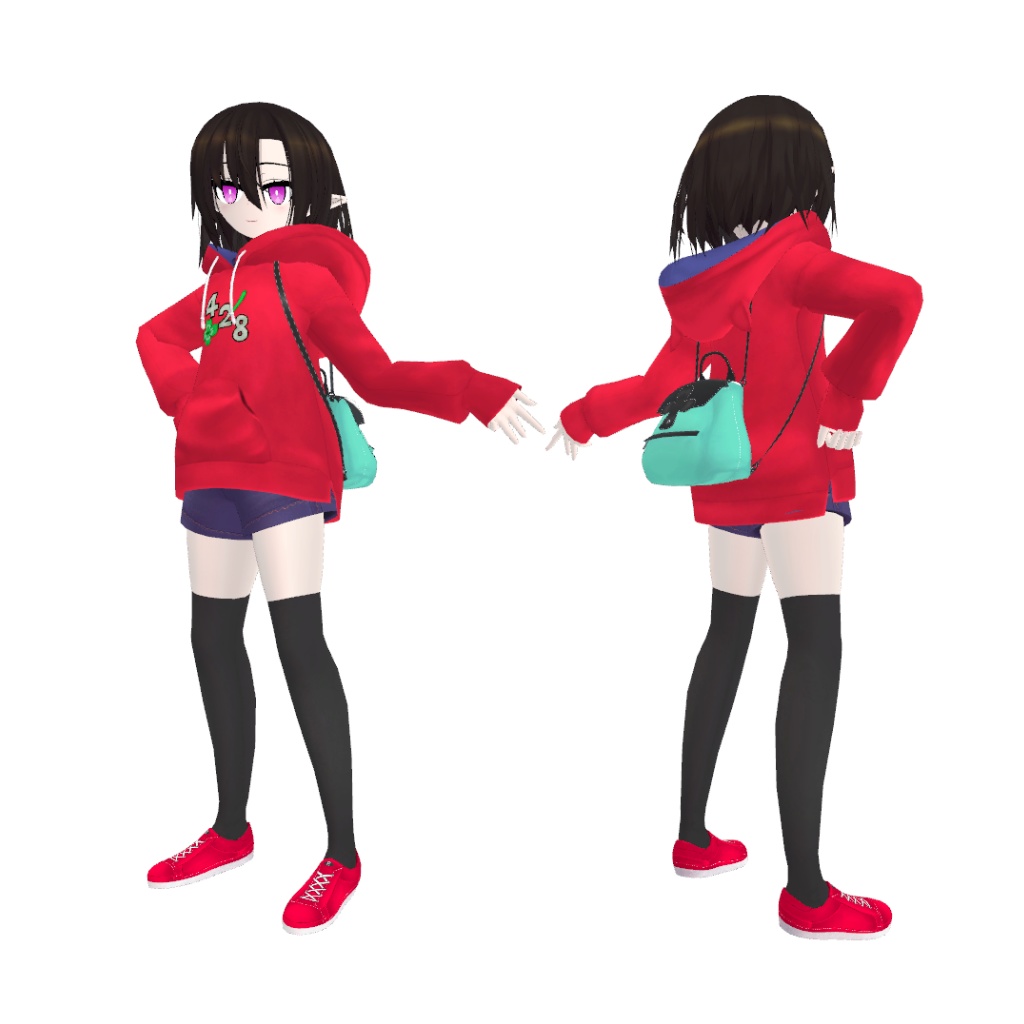 3Dモデル「ドッペルちゃん」