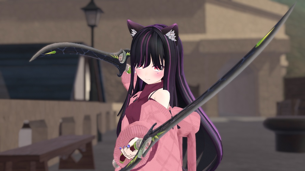 3Dモデル「豪雨の魔剣・イムベルカットラス」