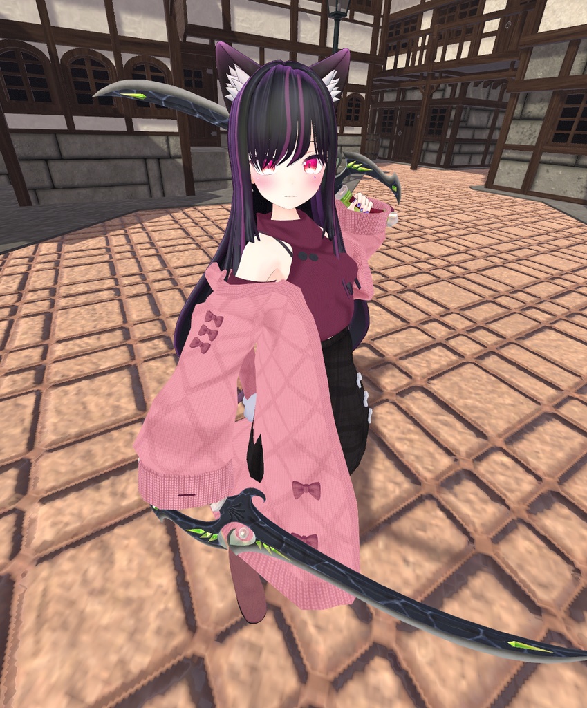 3Dモデル「豪雨の魔剣・イムベルカットラス」