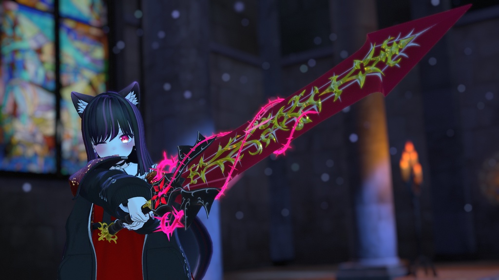 3Dモデル「茨魔剣・サンギス」