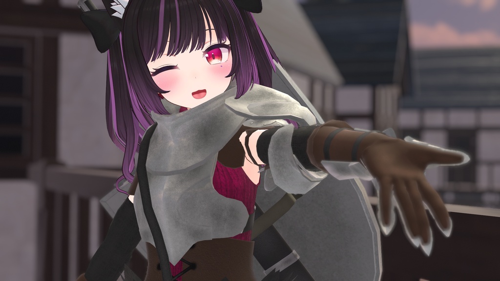 3Dモデル あのんちゃん専用防具「軽装鎧・旅立ちの鎧」