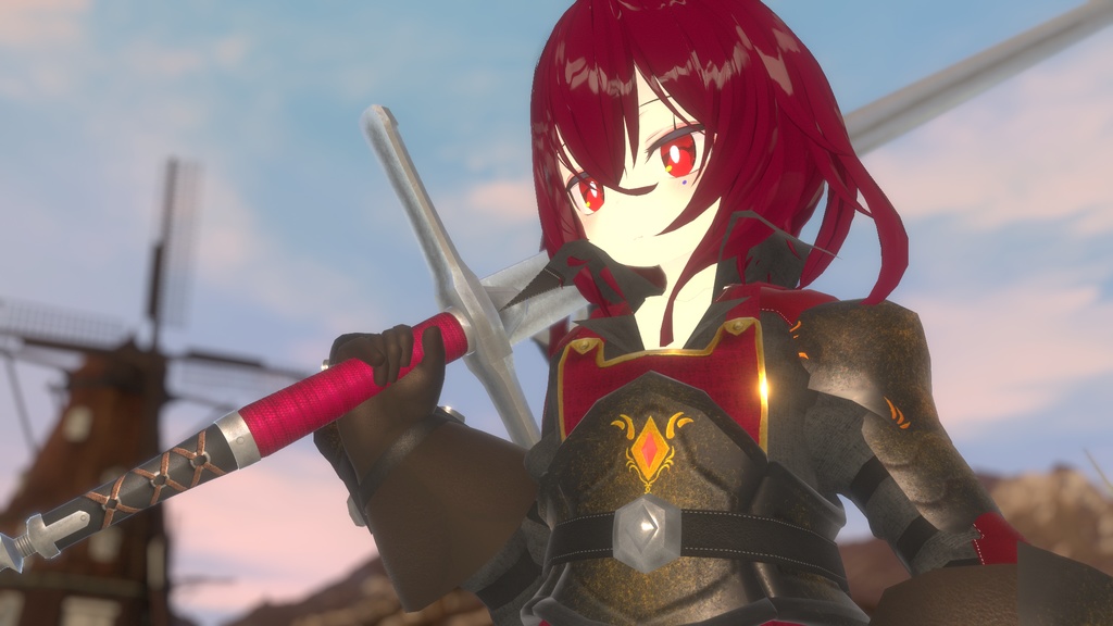 3Dモデル「冒険者武具セット」