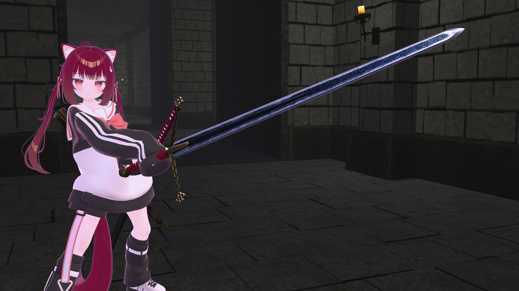 3Dモデル「ミスリルのクレイモア」