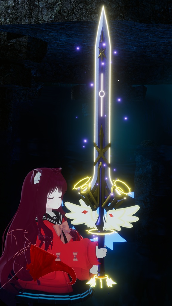 3Dモデル「聖剣・守護天使のつるぎ」