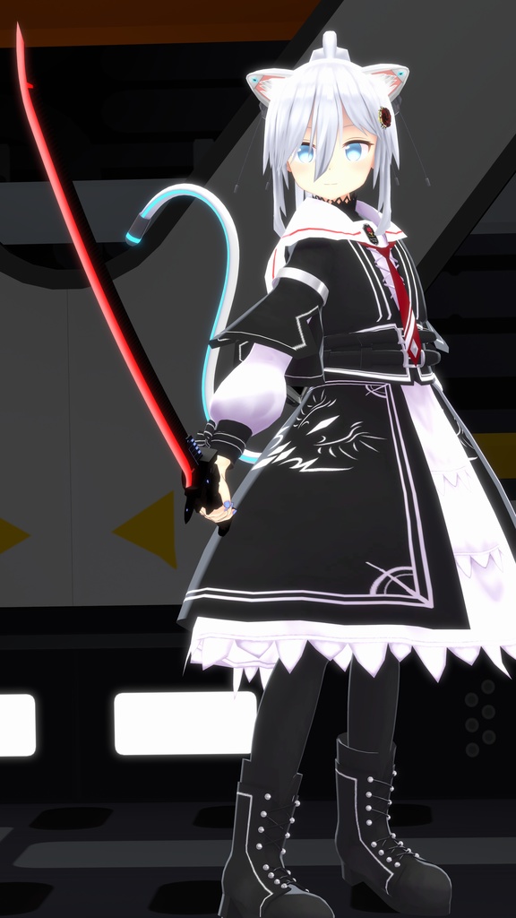 3Dモデル「魔光力搭載試験型 疑似魔剣ユニット アルマージュラム」