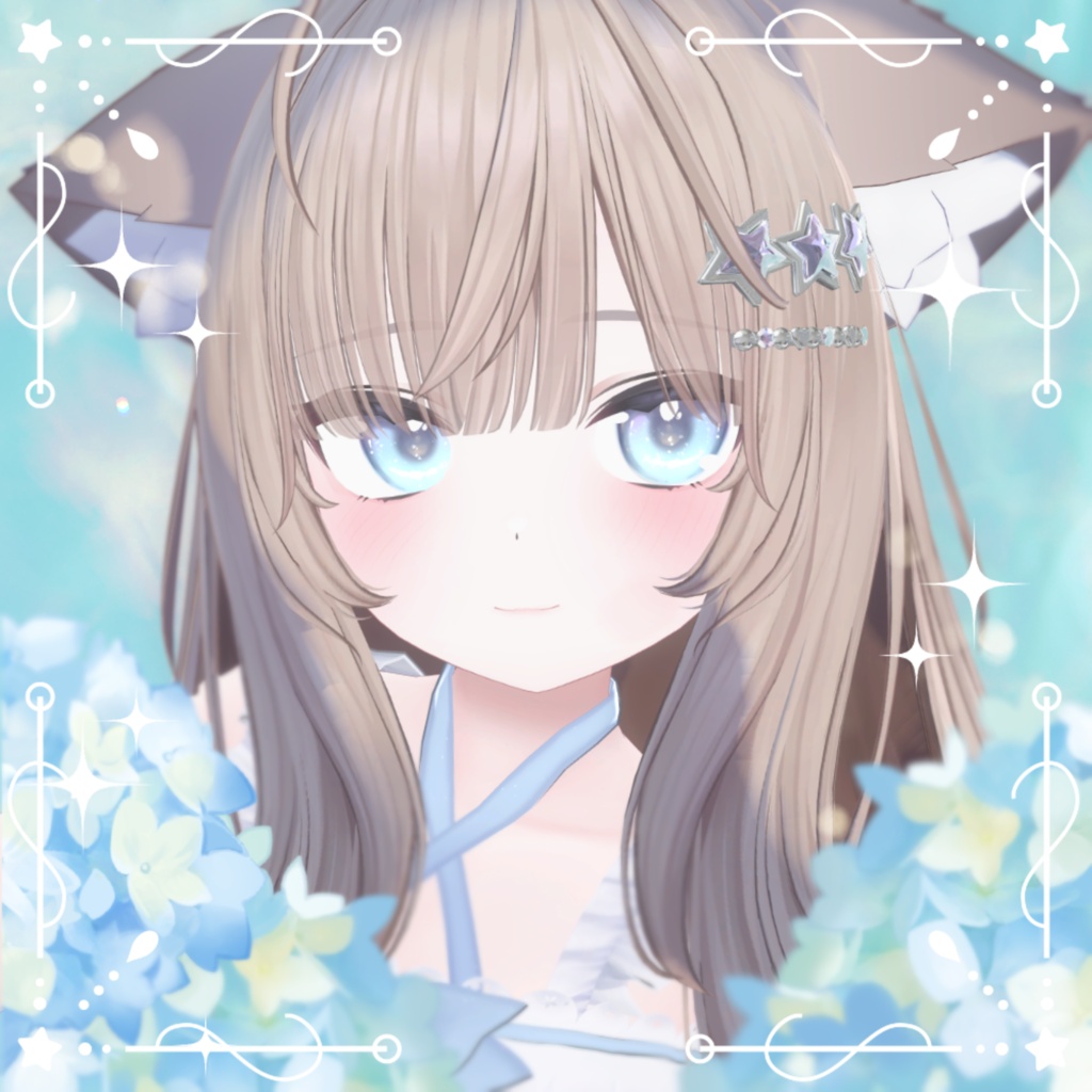 【無料版あり】【真冬対応】あじさいソーダEye(5Color)【アイテクスチャ】