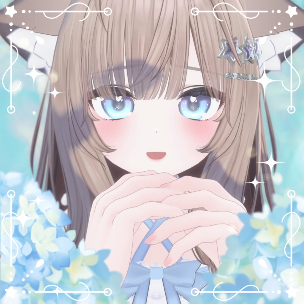 【無料版あり】【真冬対応】あじさいソーダEye(5Color)【アイテクスチャ】