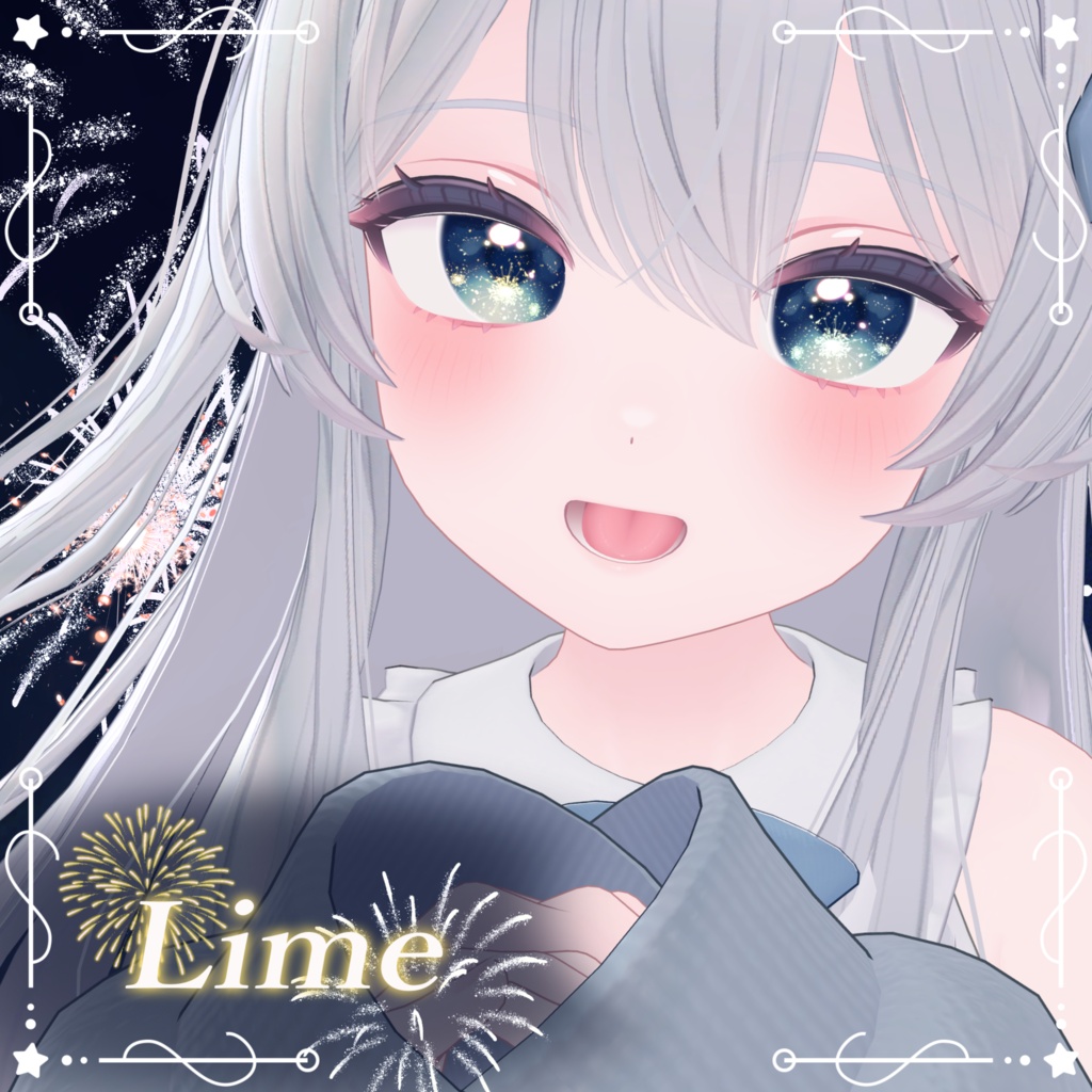 【8アバター】線香花火Eye(13Color)【アイテクスチャ】