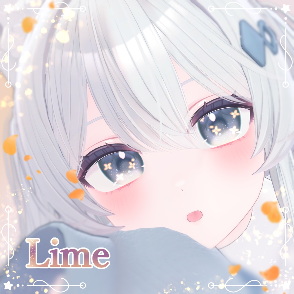 【9アバター】動く!秋色金木犀eye(15Color)【アイテクスチャ】
