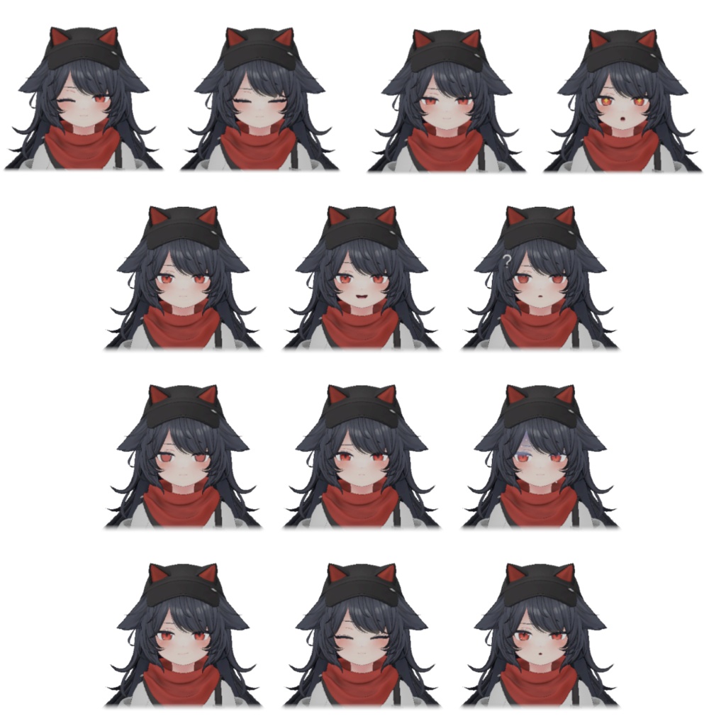 デルタフレアお姉さん顔Prefab