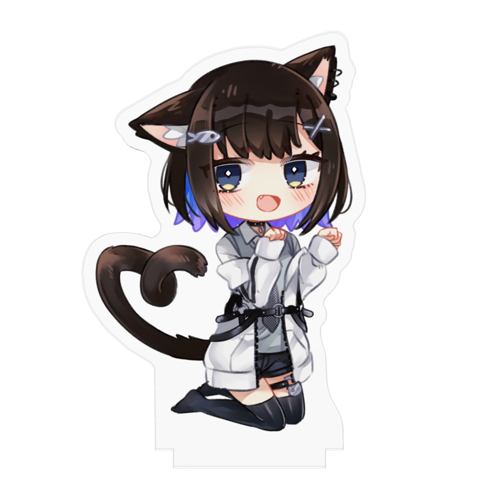 冬木もこ SDアクスタ(猫耳A)