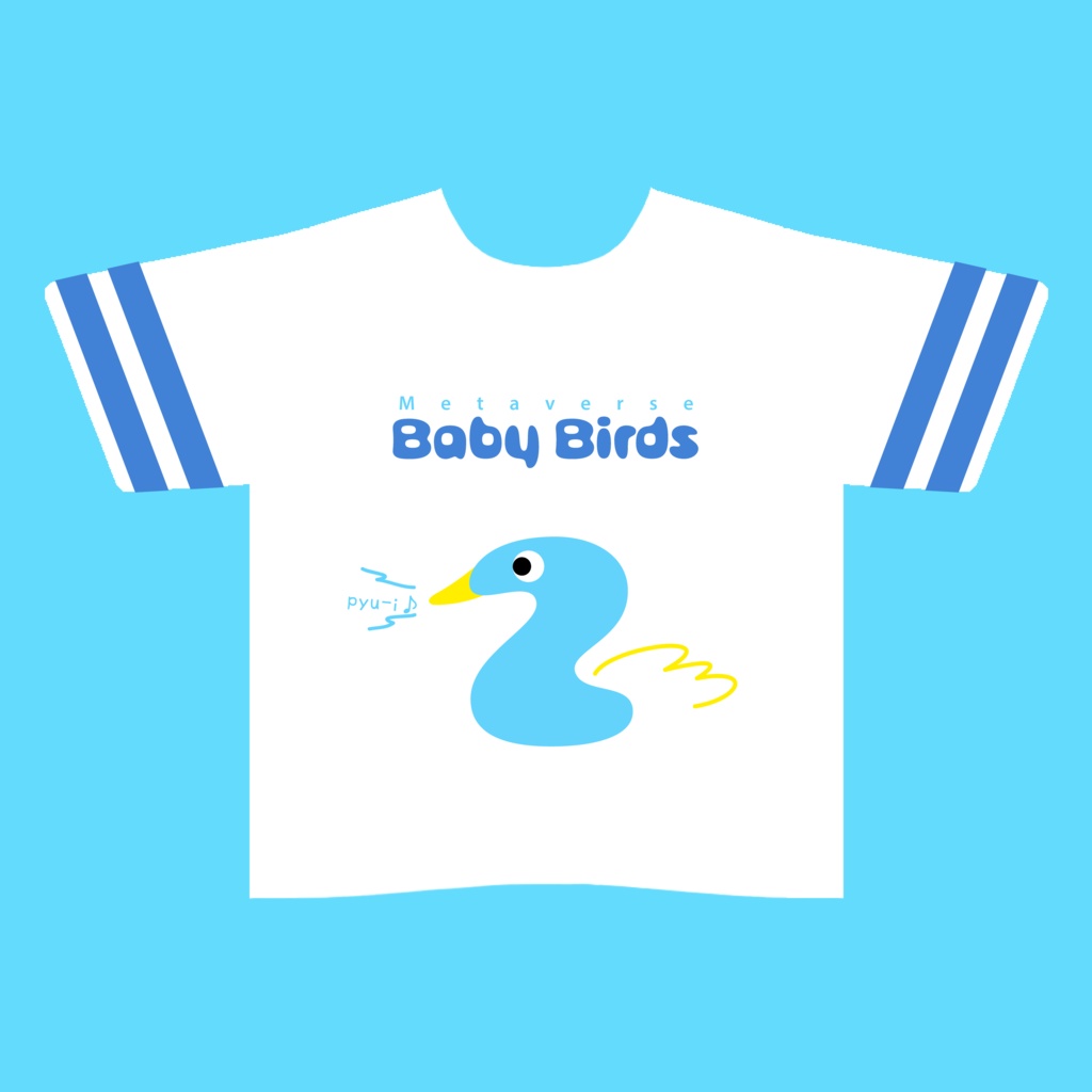 Baby Birds Tシャツ 白