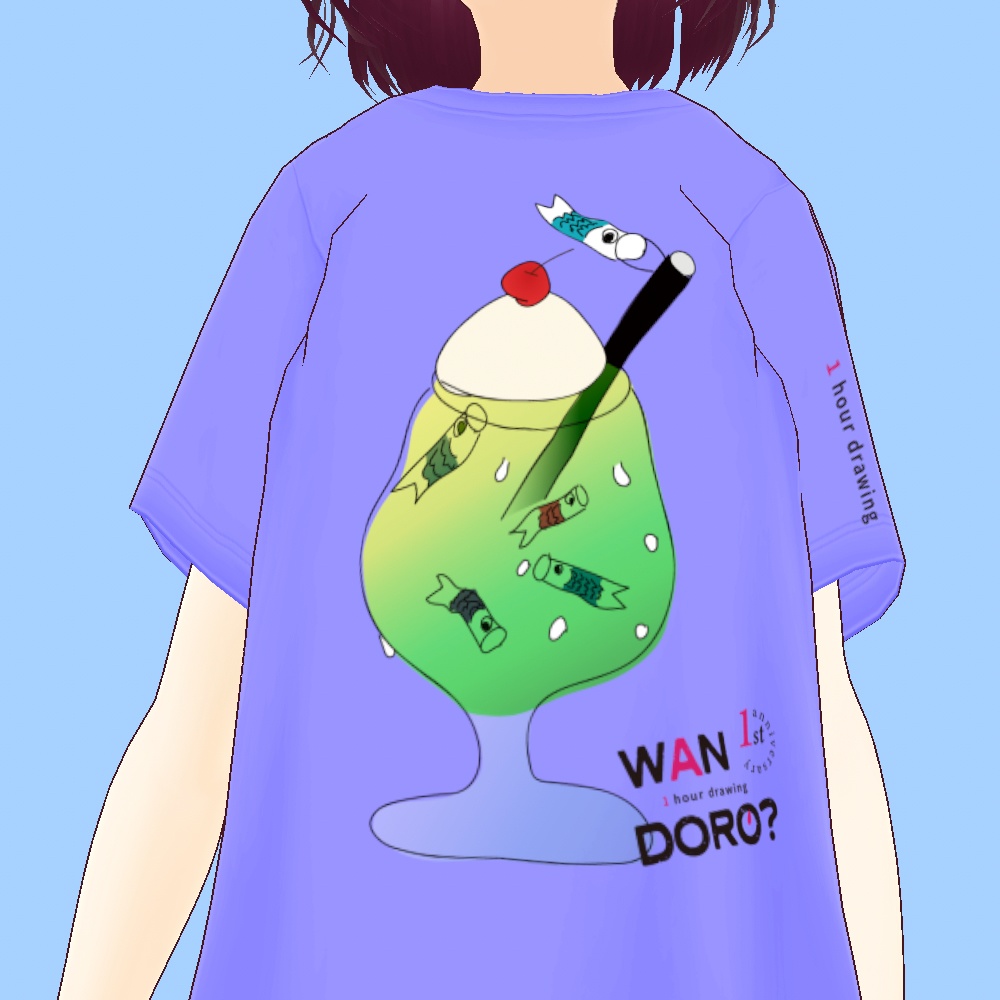 ワンドロ　鯉のぼり＆クリームソーダTシャツ
