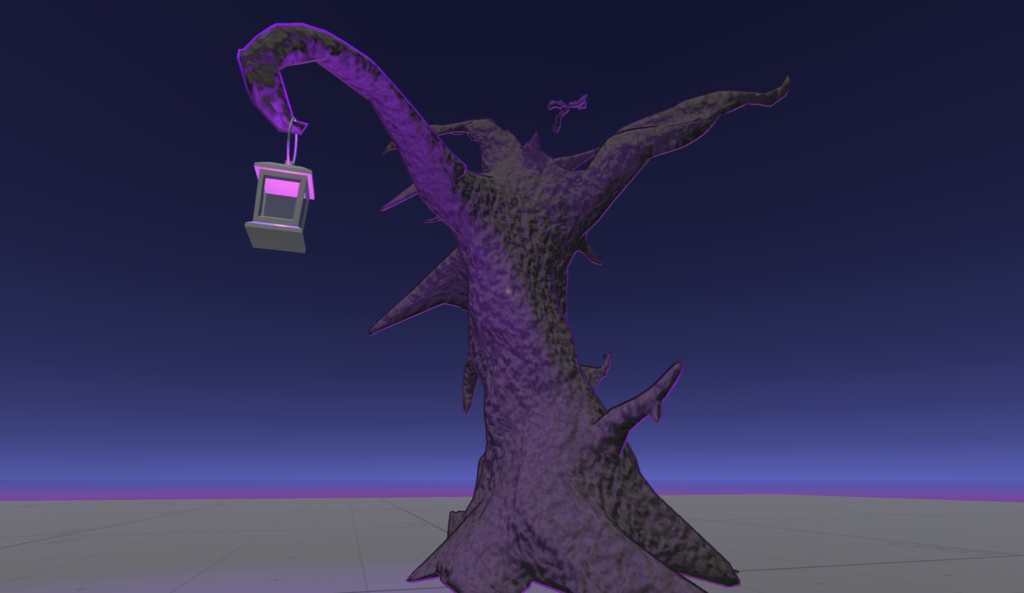 【期間限定無料】不気味な木 - Haunted Tree 3Dモデル