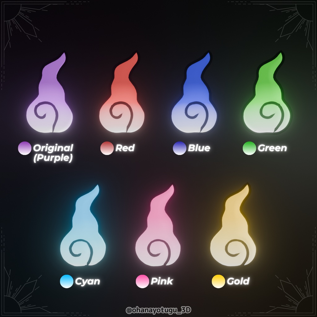 Soul Wisp |人魂 3Dモデル