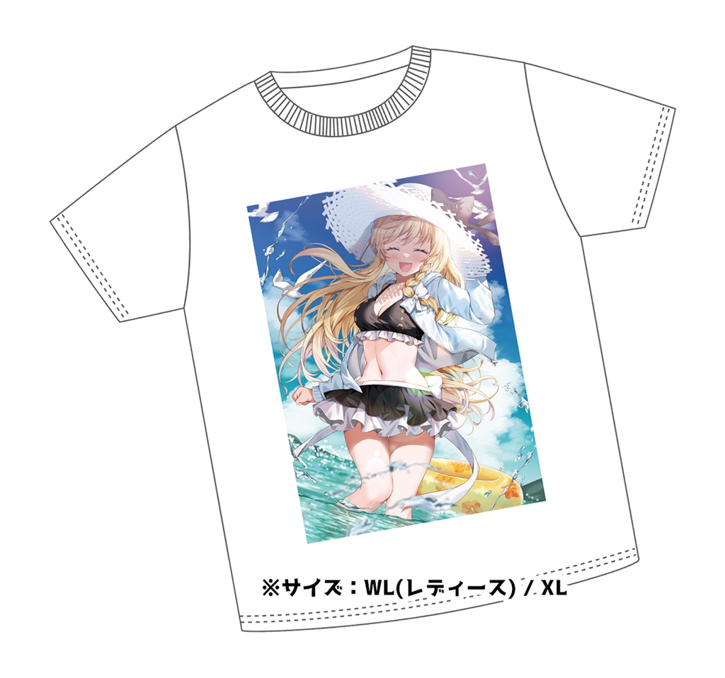 霧雨魔理沙 Tシャツ　★特典：ポストカード