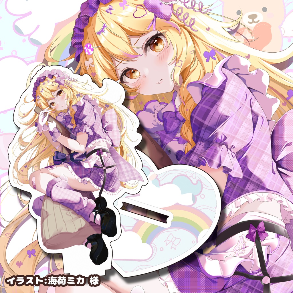 【ゆめかわメイド魔理沙】オーロラアクリルスタンド