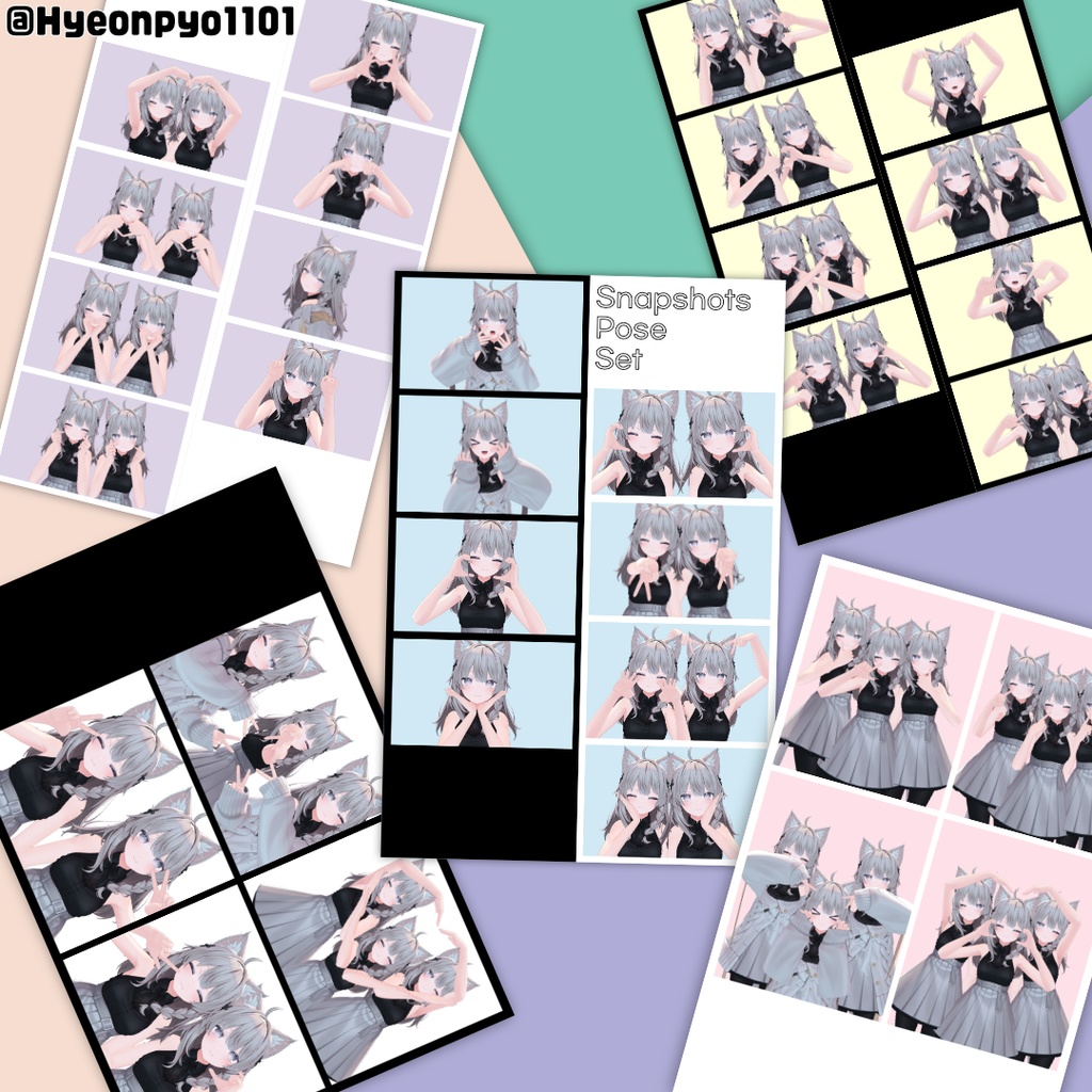 Snapshots Pose Set (プリクラポーズ)