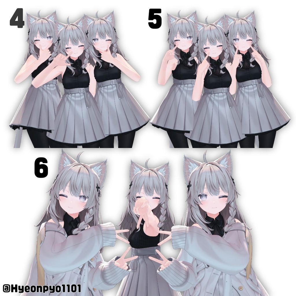 Snapshots Pose Set (プリクラポーズ)