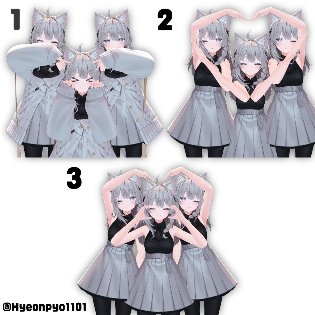 Snapshots Pose Set (プリクラポーズ)