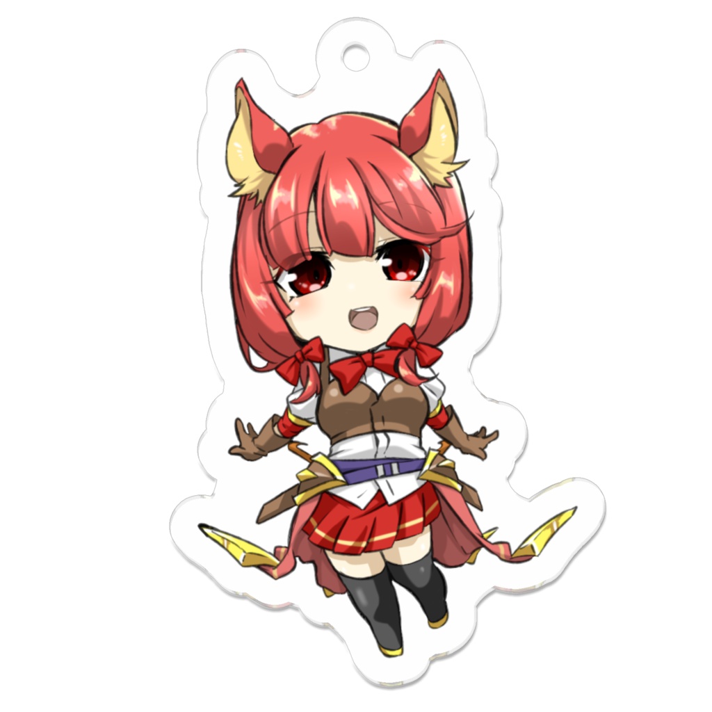 [オリジナル]耳族：パイ子のキーホルダー