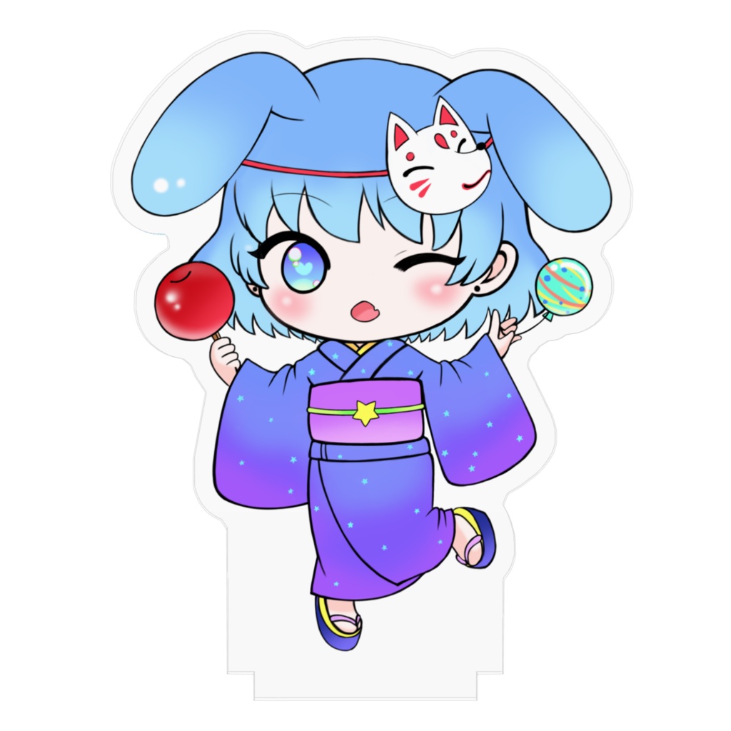 祭りぺとと一緒