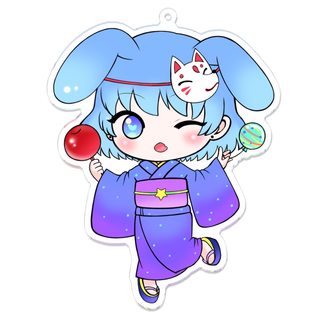お祭りぺとアクキー