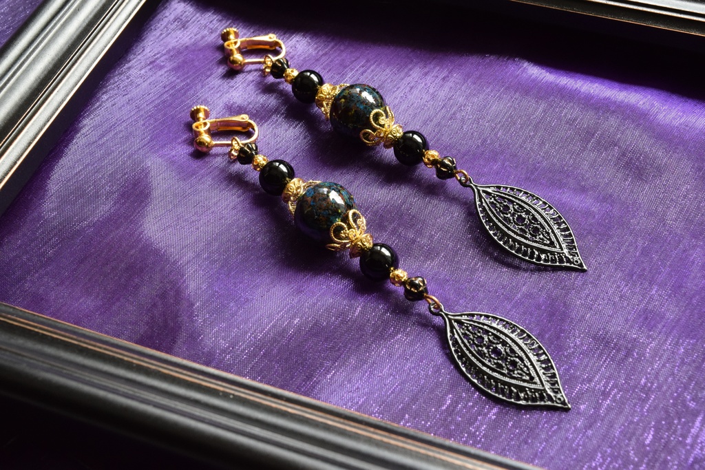 蝕の麗々 イヤリング