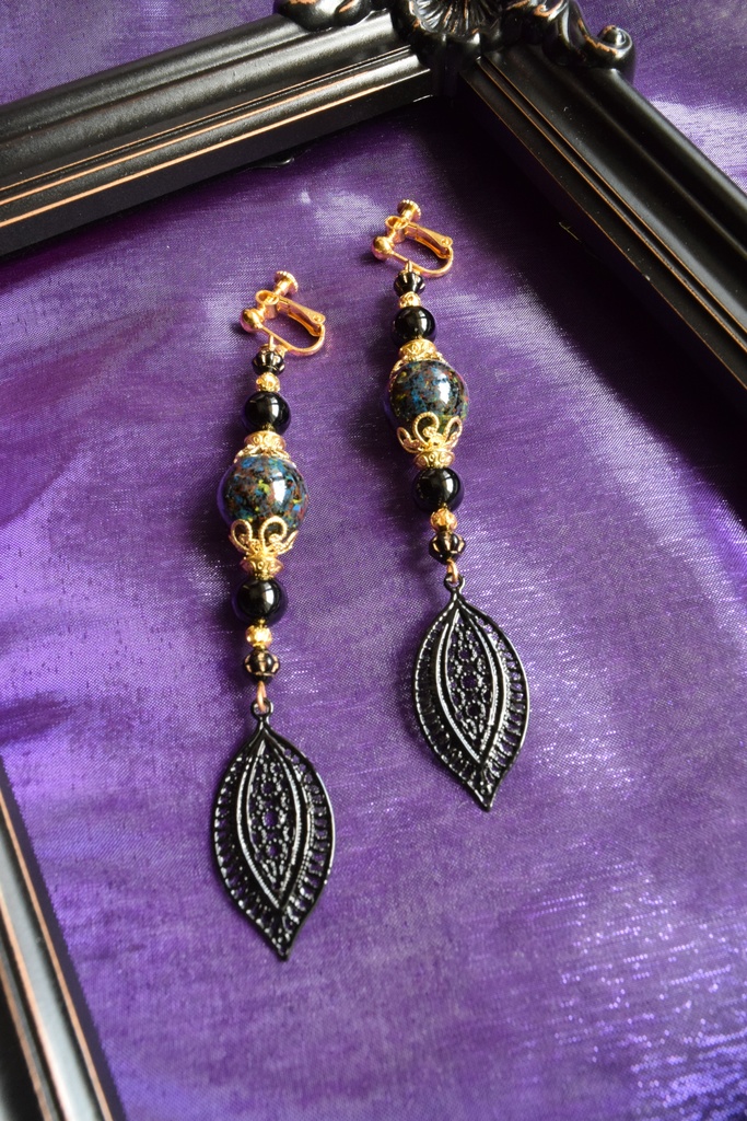 蝕の麗々 イヤリング