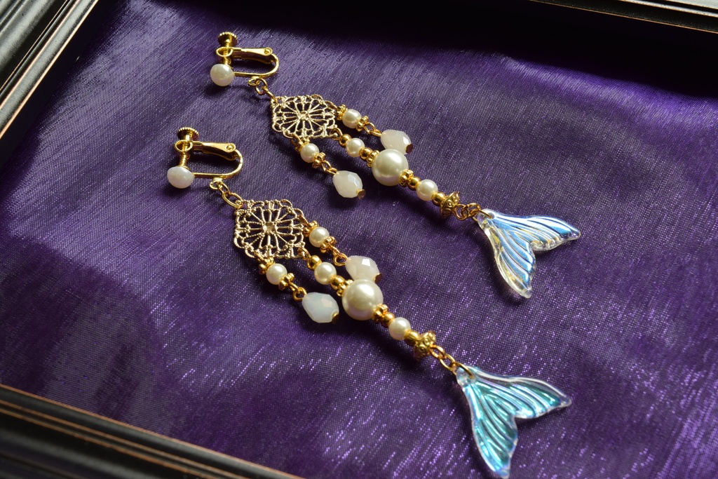 晨光の水妖 イヤリング