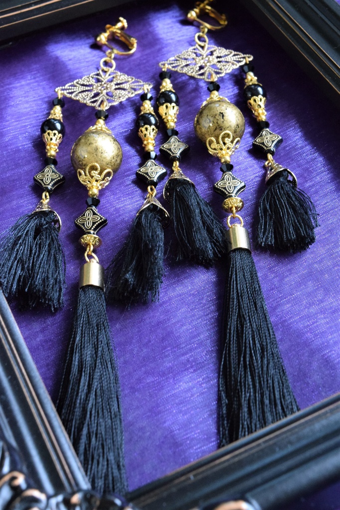 震の八卦 イヤリング