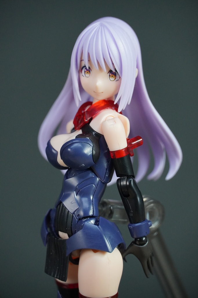 メガミデバイス バレットナイツ用髪パーツ(黒/紫)