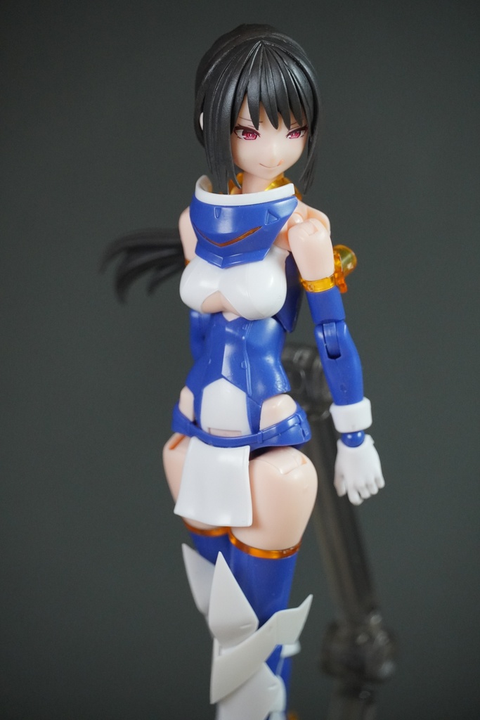 メガミデバイス バレットナイツ用髪パーツ(黒/紫)