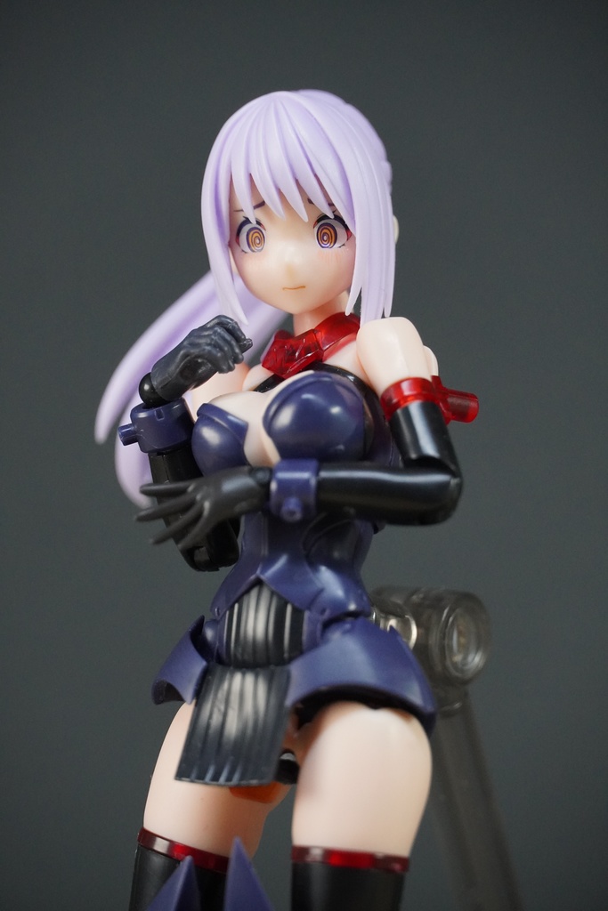 メガミデバイス バレットナイツ用髪パーツ(黒/紫)