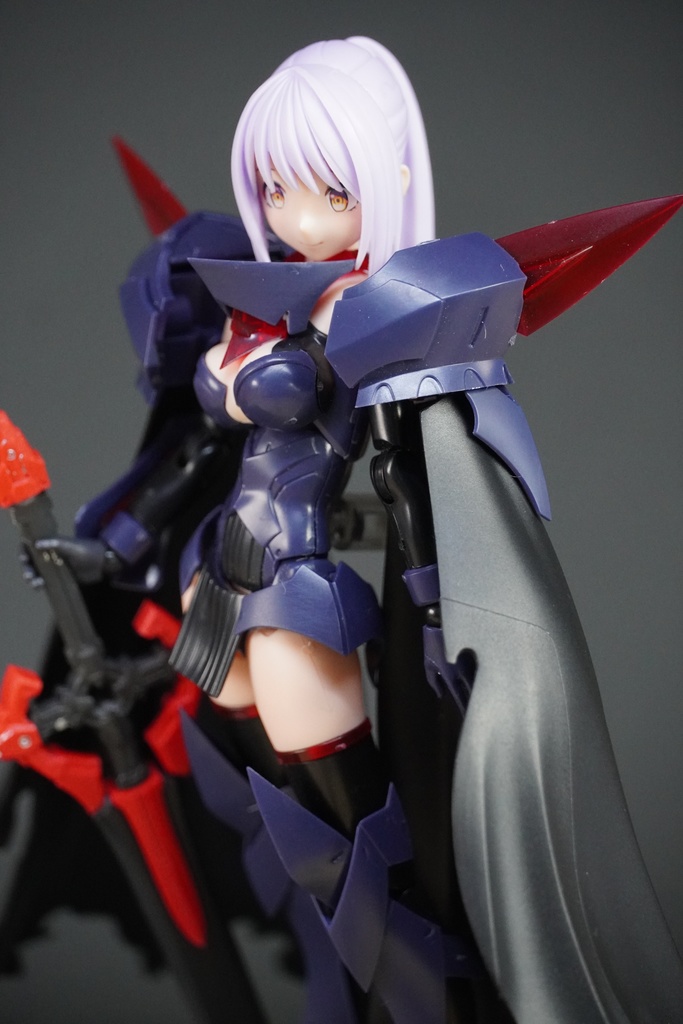 メガミデバイス バレットナイツ用髪パーツ(黒/紫)