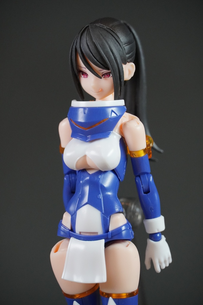 メガミデバイス バレットナイツ用髪パーツ(黒/紫)