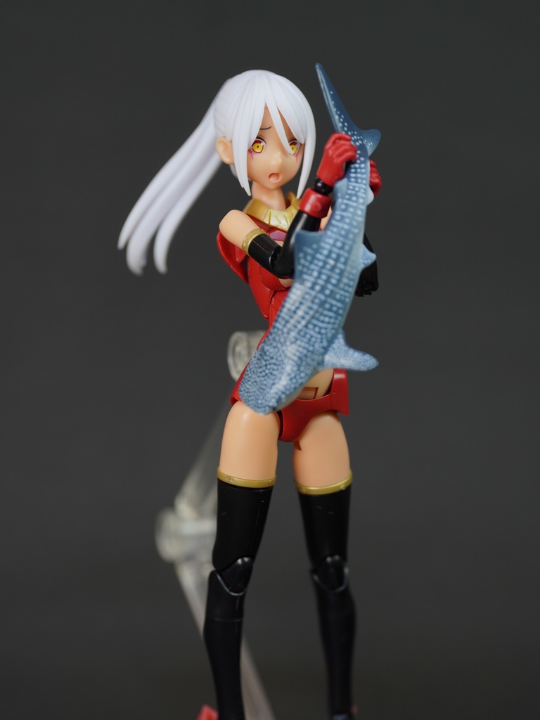 メガミデバイス バレットナイツ用髪パーツ(白/ピンク)