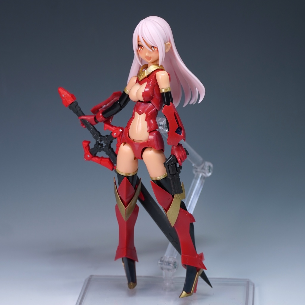 メガミデバイス バレットナイツ用髪パーツ(白/ピンク)