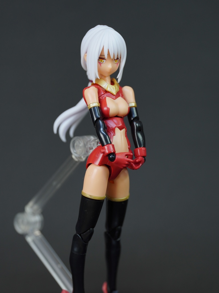 メガミデバイス バレットナイツ用髪パーツ(白/ピンク)