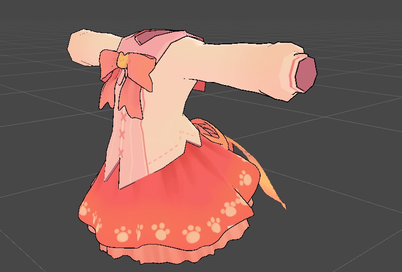 プティシラちゃん向け衣装