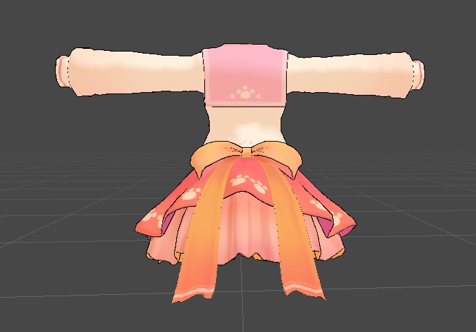 プティシラちゃん向け衣装