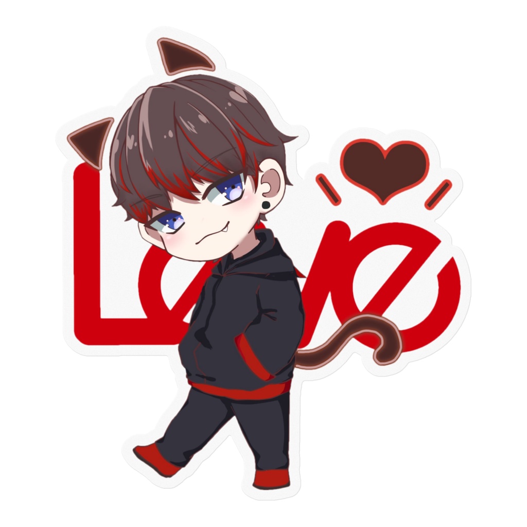 オリキャラステッカー(クリア)