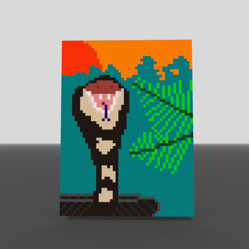 【VRChat想定】コブラの絵